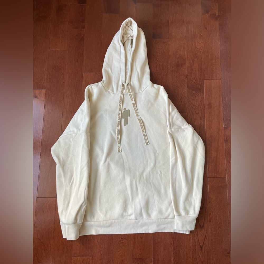 H&M oversized beige Billie Eilish hoodie